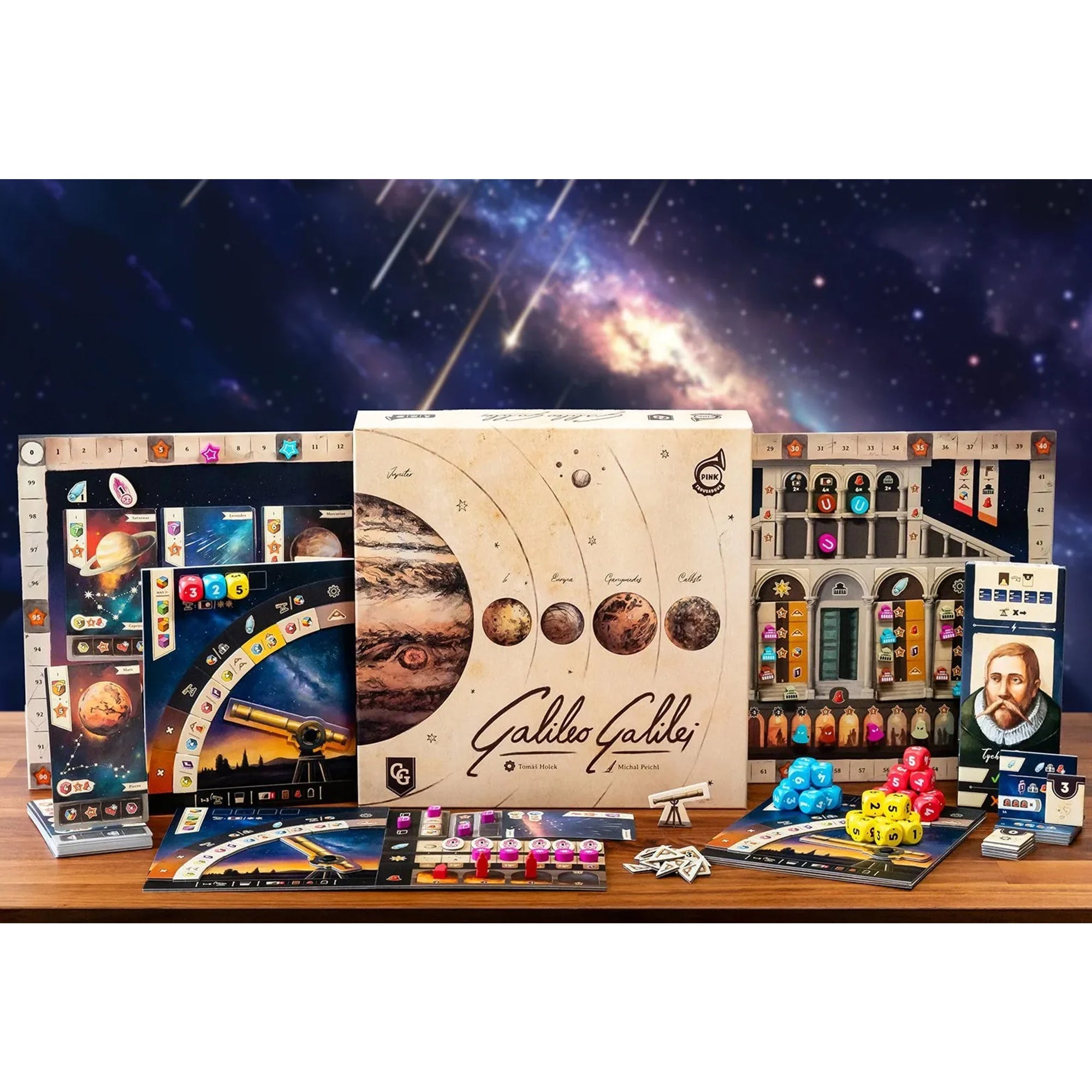 Galileo Galilei - box and components