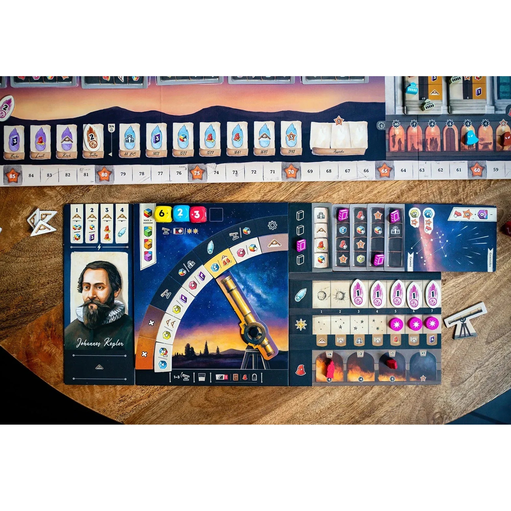 Galileo Galilei - player board