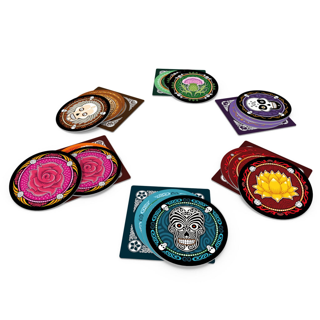 Skull components and player mats