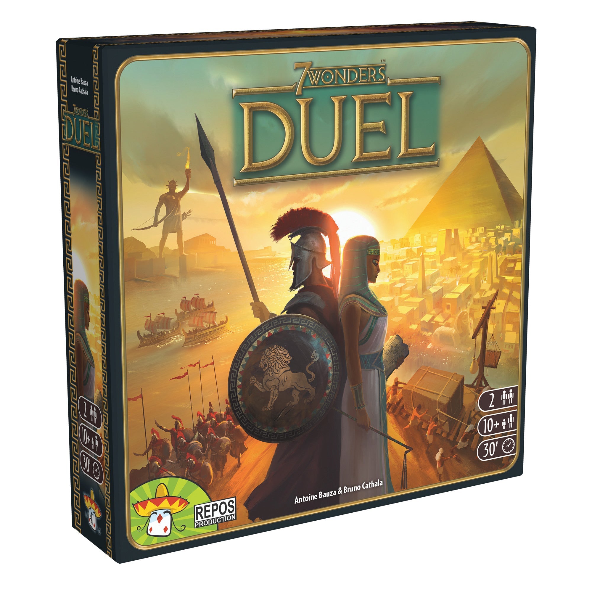 7 Wonders Duel front of box