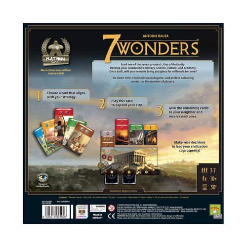 7 Wonders box back