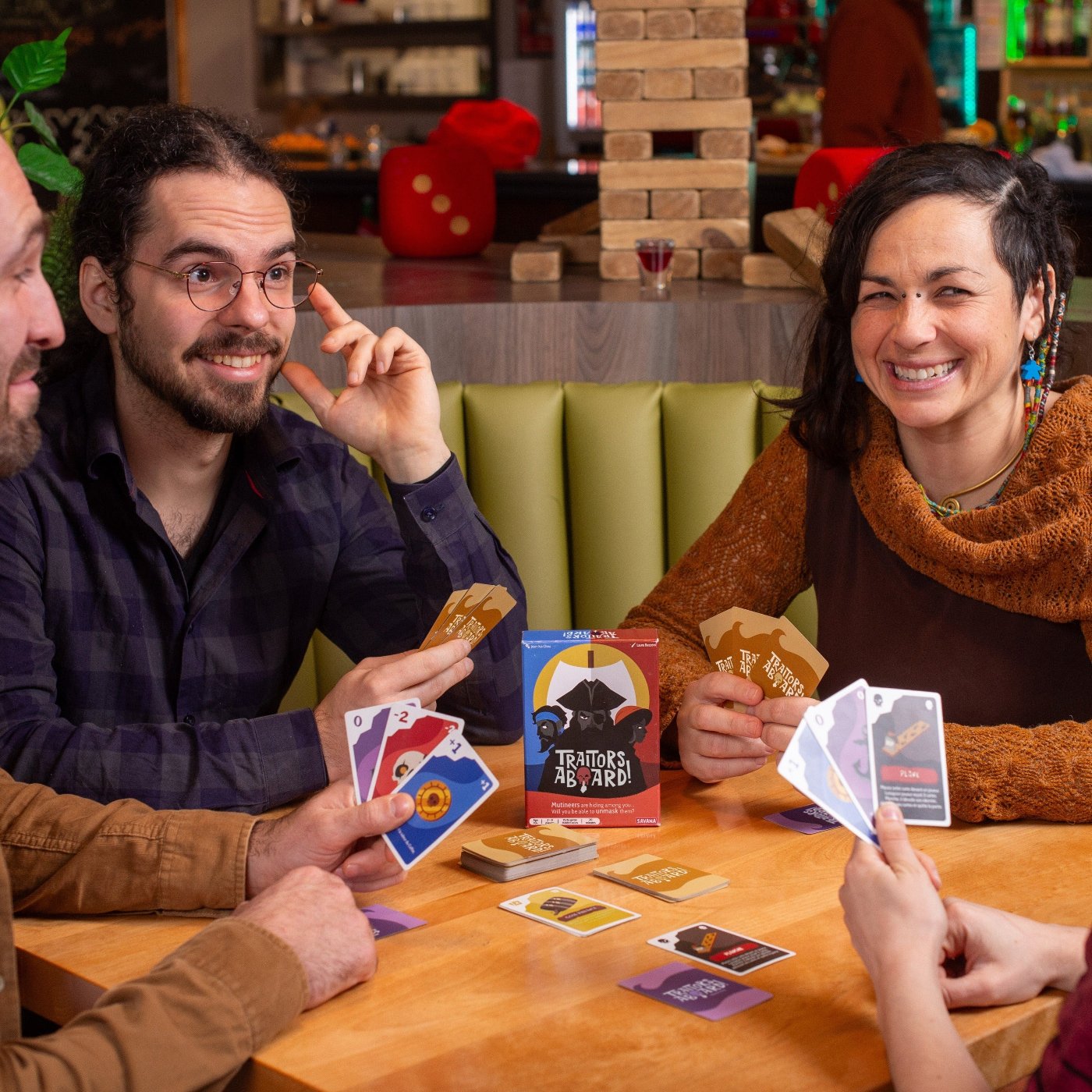 Traitors Aboard components in play