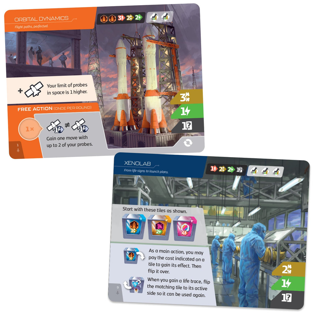SETI Space Agencies cards