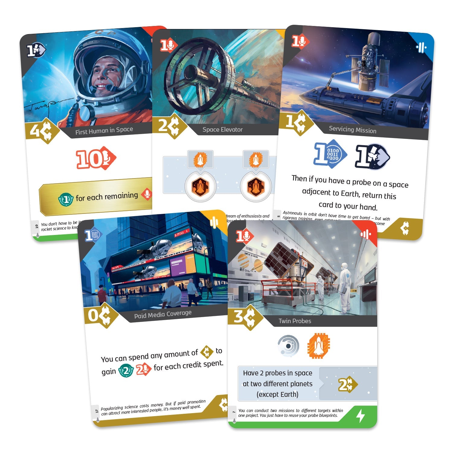 SETI Space Agencies new cards