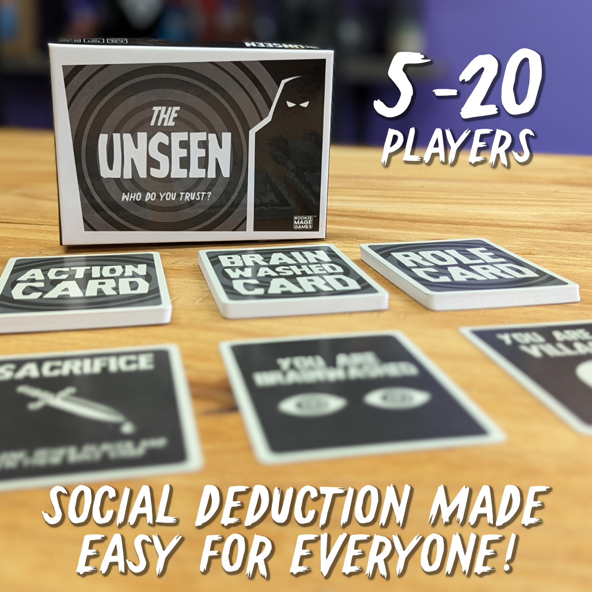 The Unseen social deduction made easy