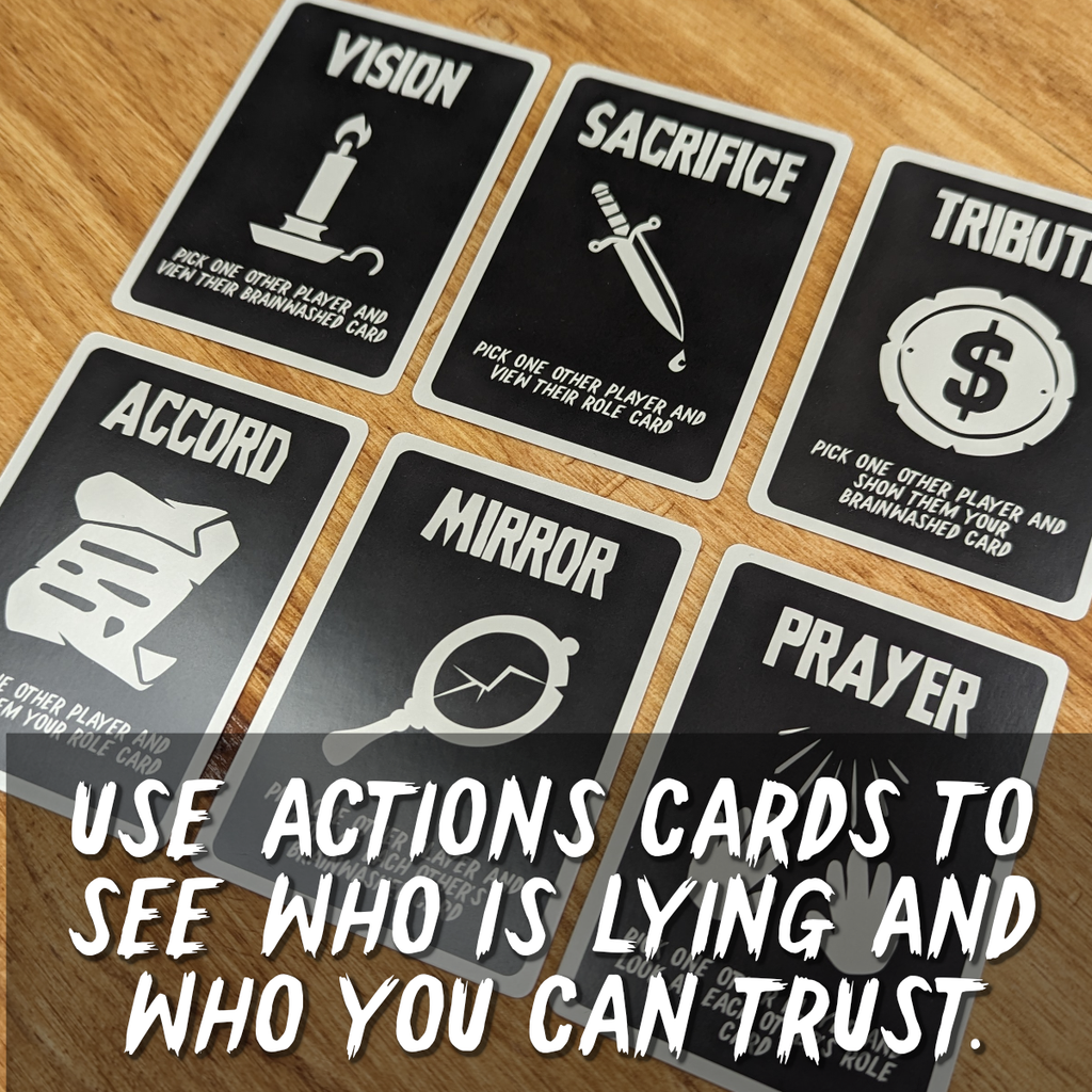 The Unseen action cards