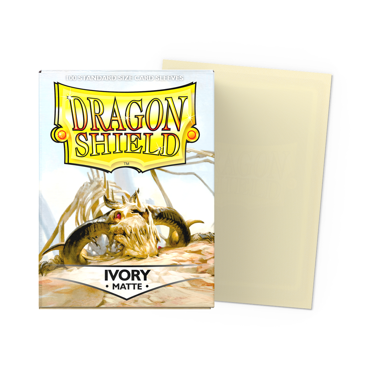 Dragon Shield Matte Ivory Sleeves 100 Count