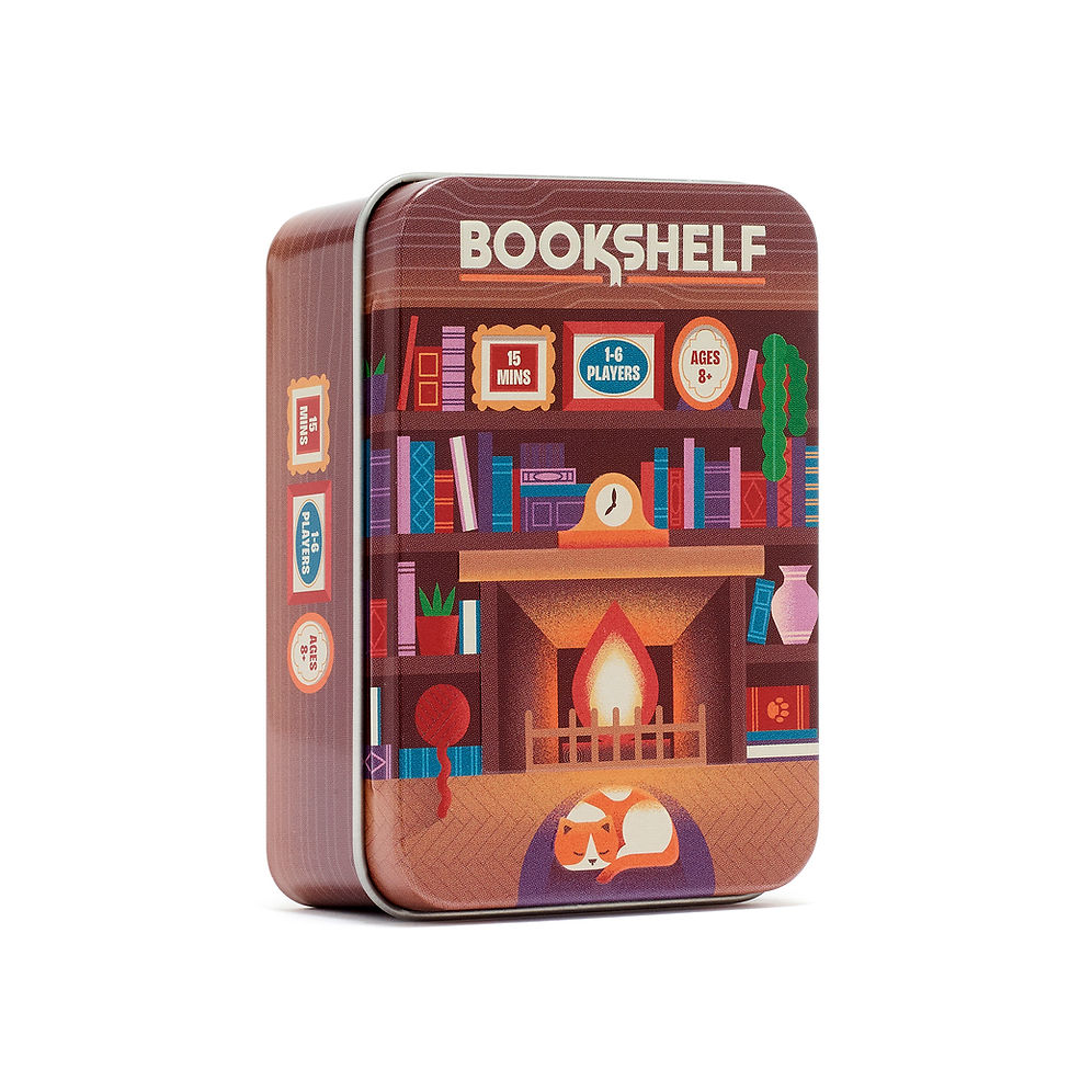 Bookshelf card game by Alley Cat Games