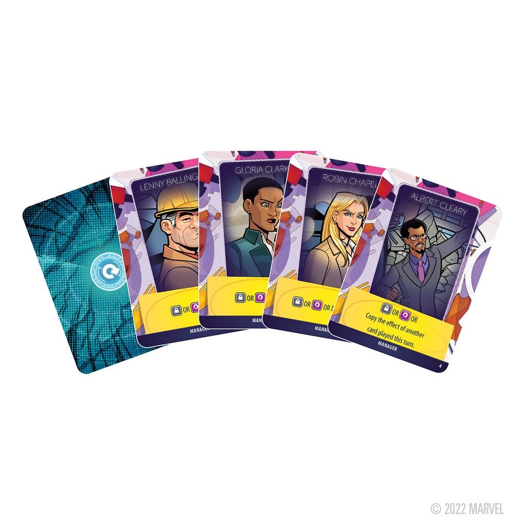 Marvel Damage Control card splay