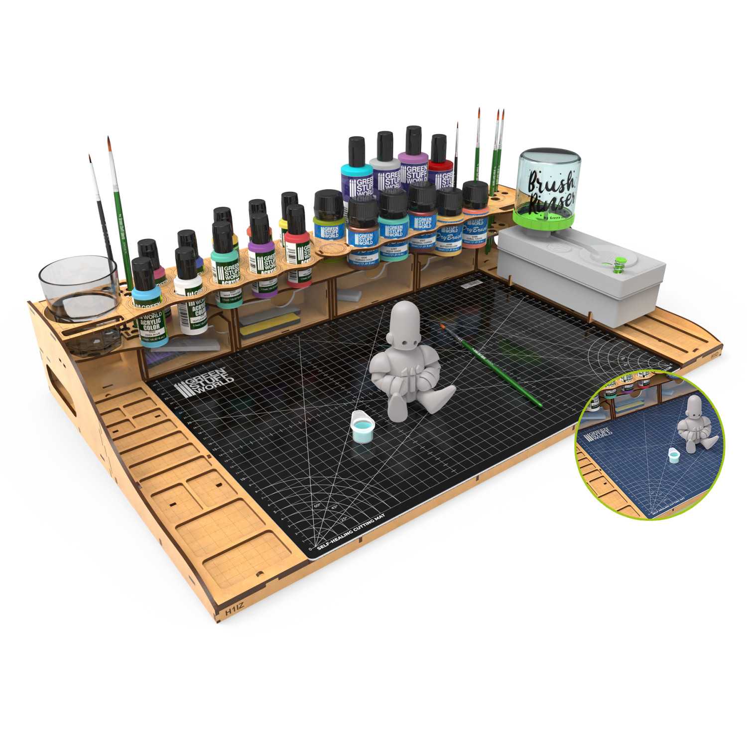 GSW Paint Station with cutting mat