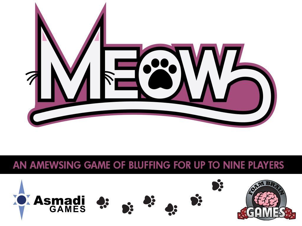 Meow card game cards