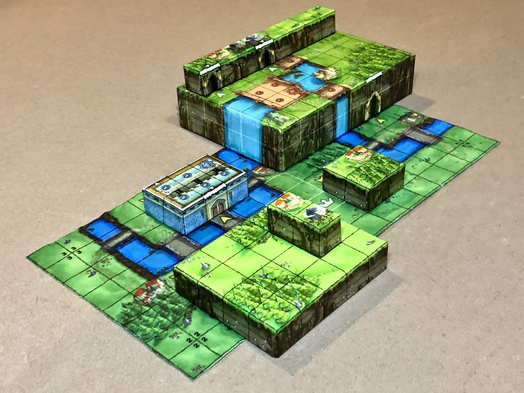 Tiny Epic Tactics Evergreen Woodlands map