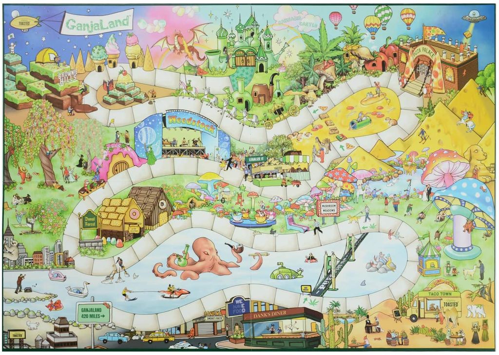 GanjaLand game board