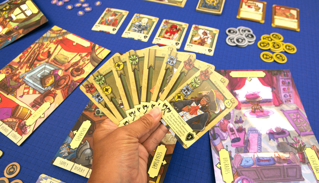 Bargain Quest Sunk Costs hero cards