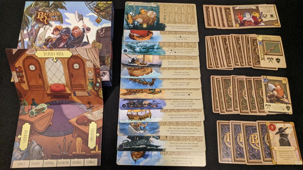 Bargain Quest Sunk Costs box content