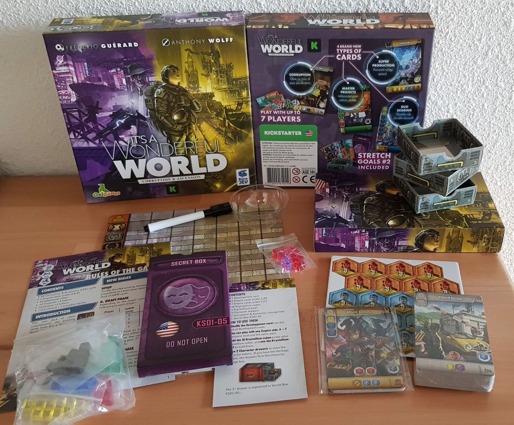 It's a Wonderful World Corruption and Ascension box content