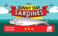 Sunny Day Sardines sleeve cover