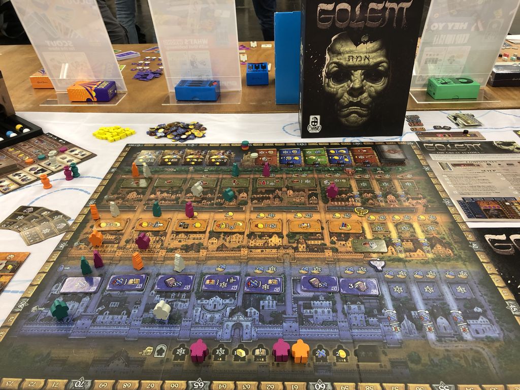 Golem board game setup