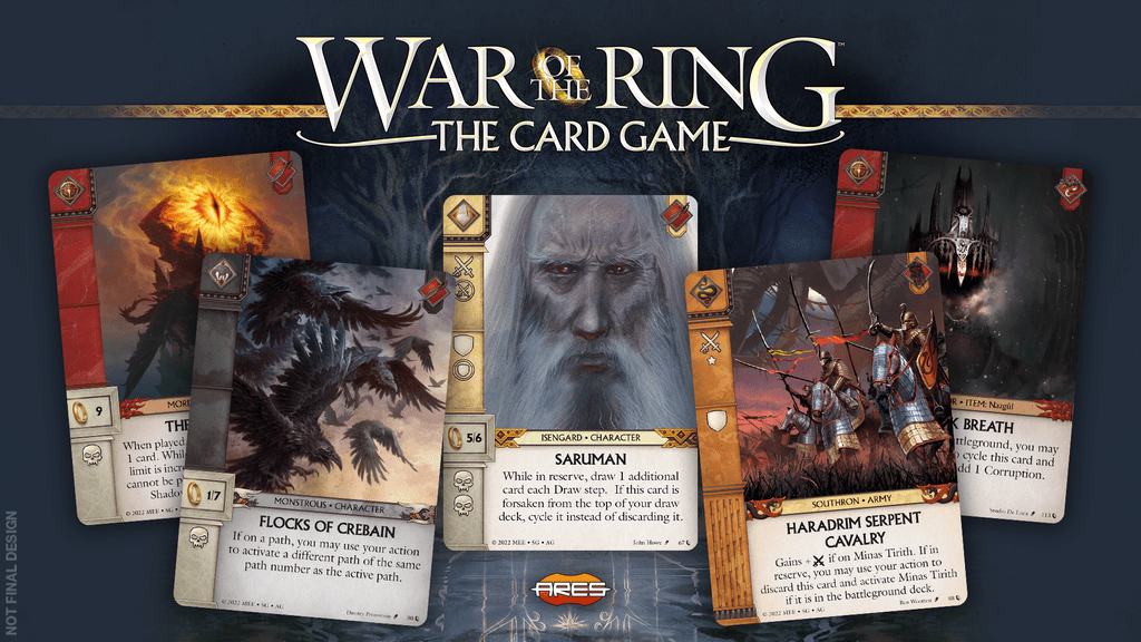War of the Ring Shadow cards