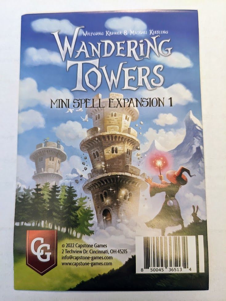 Wandering Towers Mini Spell Expansion 1 front