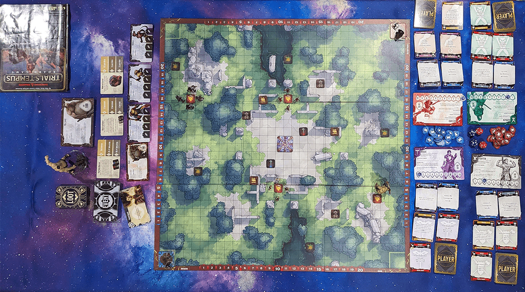 D&D Trials of Tempus game board
