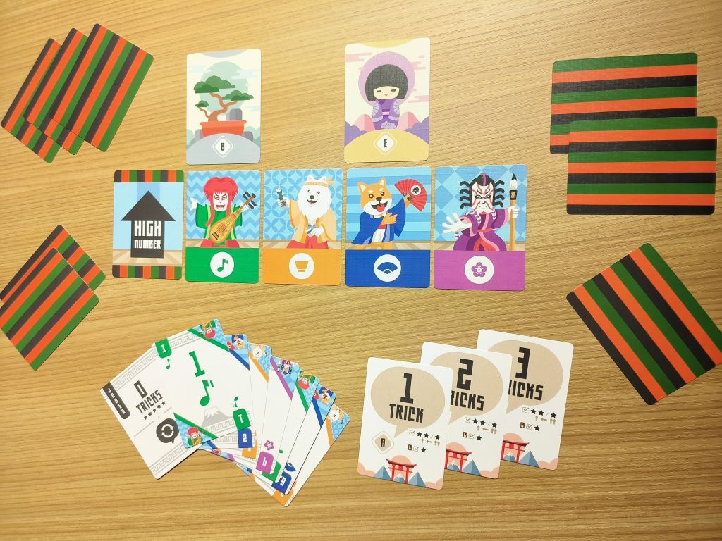 Kabuki Tricks game setup