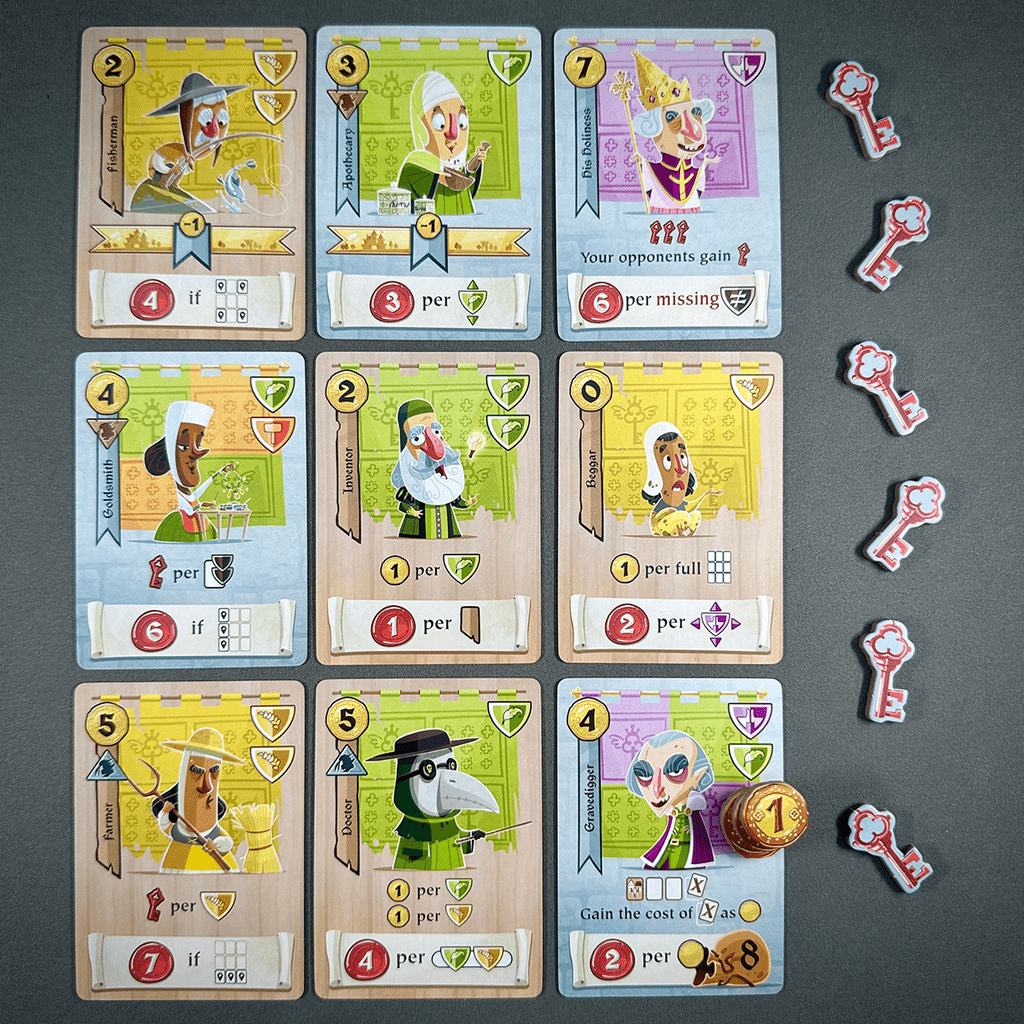 Castle Combo cards