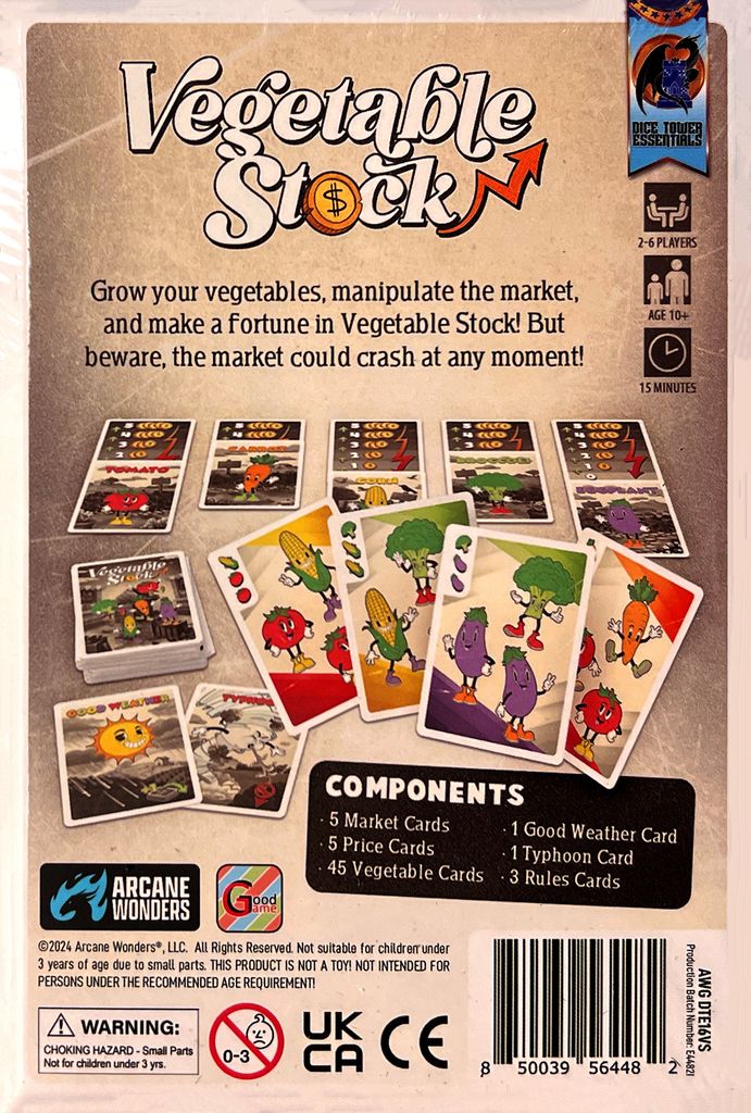 Vegetable Stock English edition box