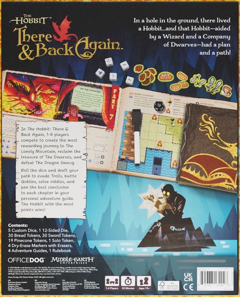 The Hobbit There and Back Again boards