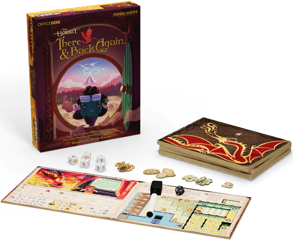 The Hobbit There and Back Again board game
