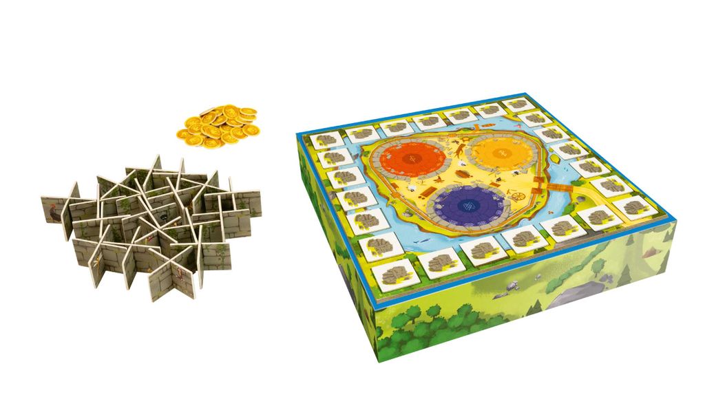 Castle Boom game set up