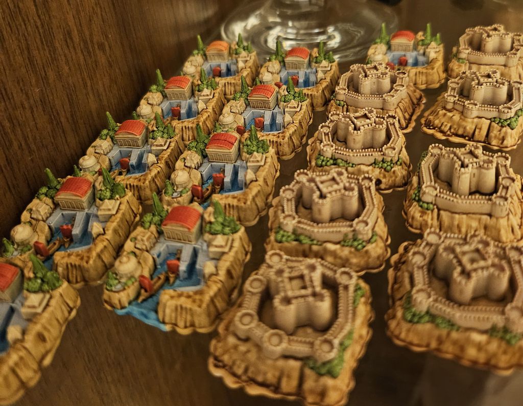 Cyclades Legendary painted board