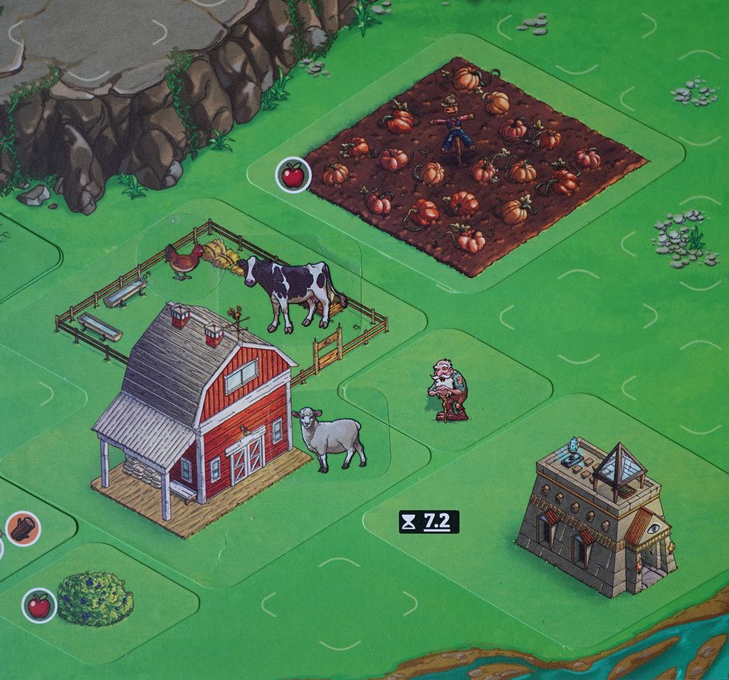 Cozy Stickerville village detail