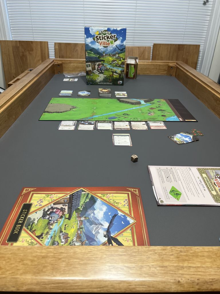 Cozy Stickerville in play