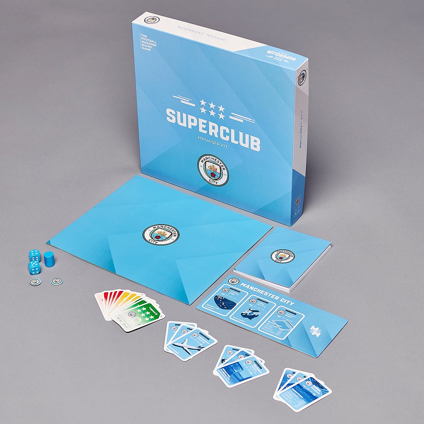 Superclub Manchester City Manager Kit components