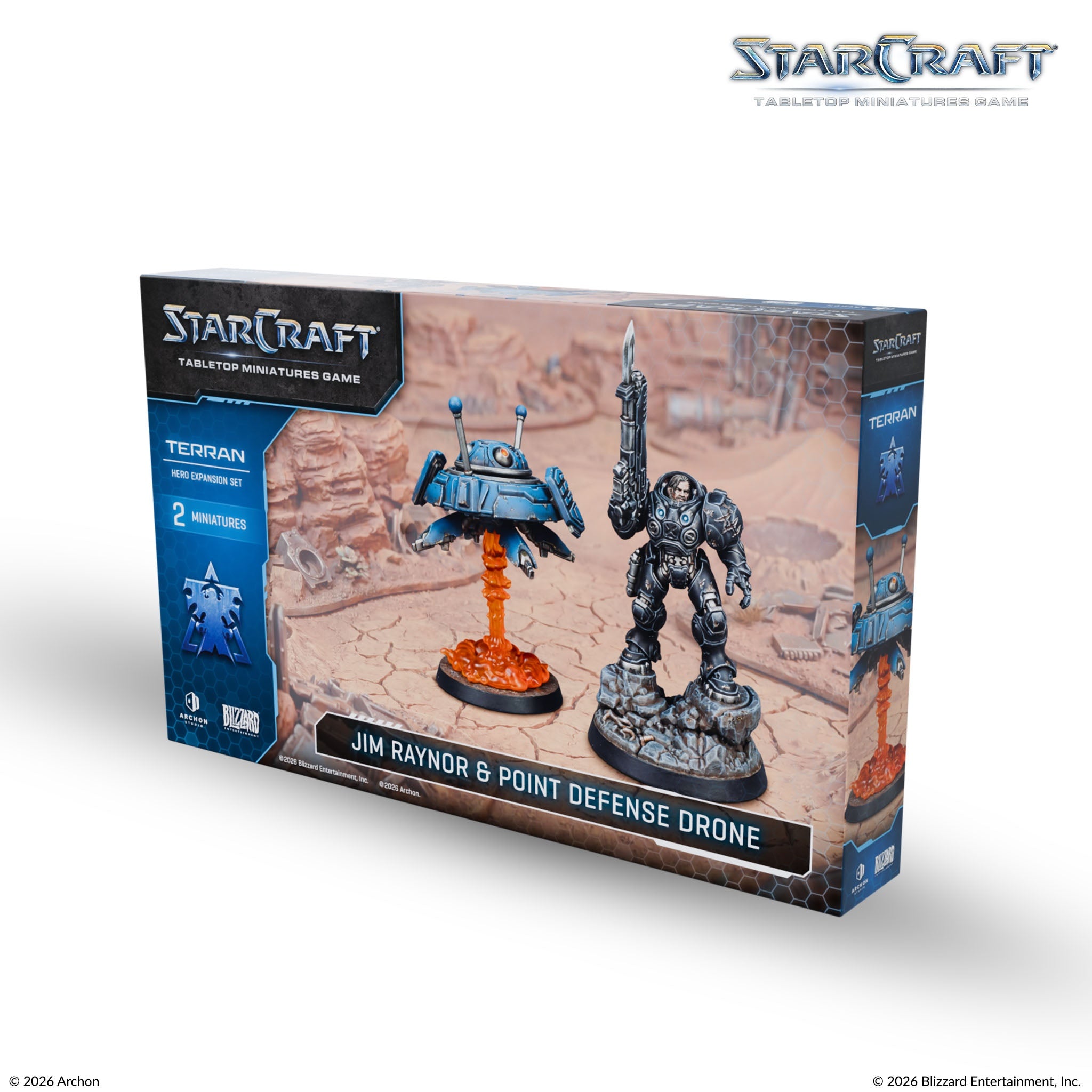 StarCraft TMG: Terran Hero Expansion Set - Jim Raynor & Point Defense Drone